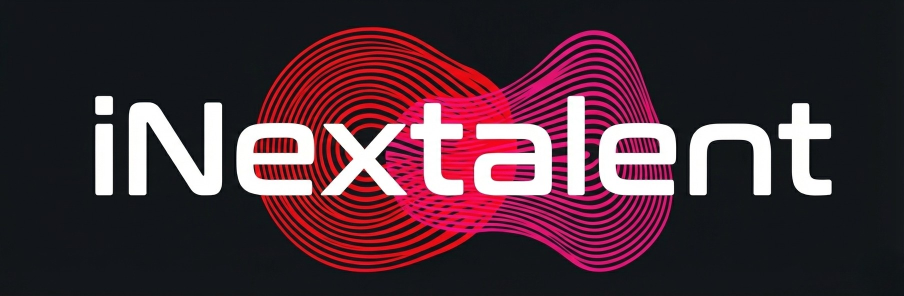 Identidad visual de Inextalent con ondas cuánticas, marca especializada en IA privada, modelos locales y nube europea con cumplimiento GDPR